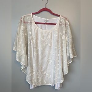 ELLE women’s cape blouse